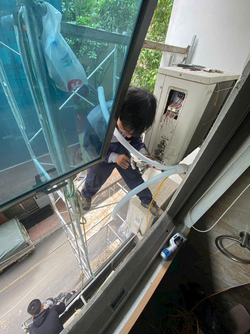 xử lý điều hòa không mát do bị mất gas