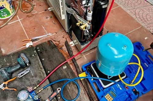 Khắc phục sự cố Điều hoà trung tâm Daikin VRV mất gas